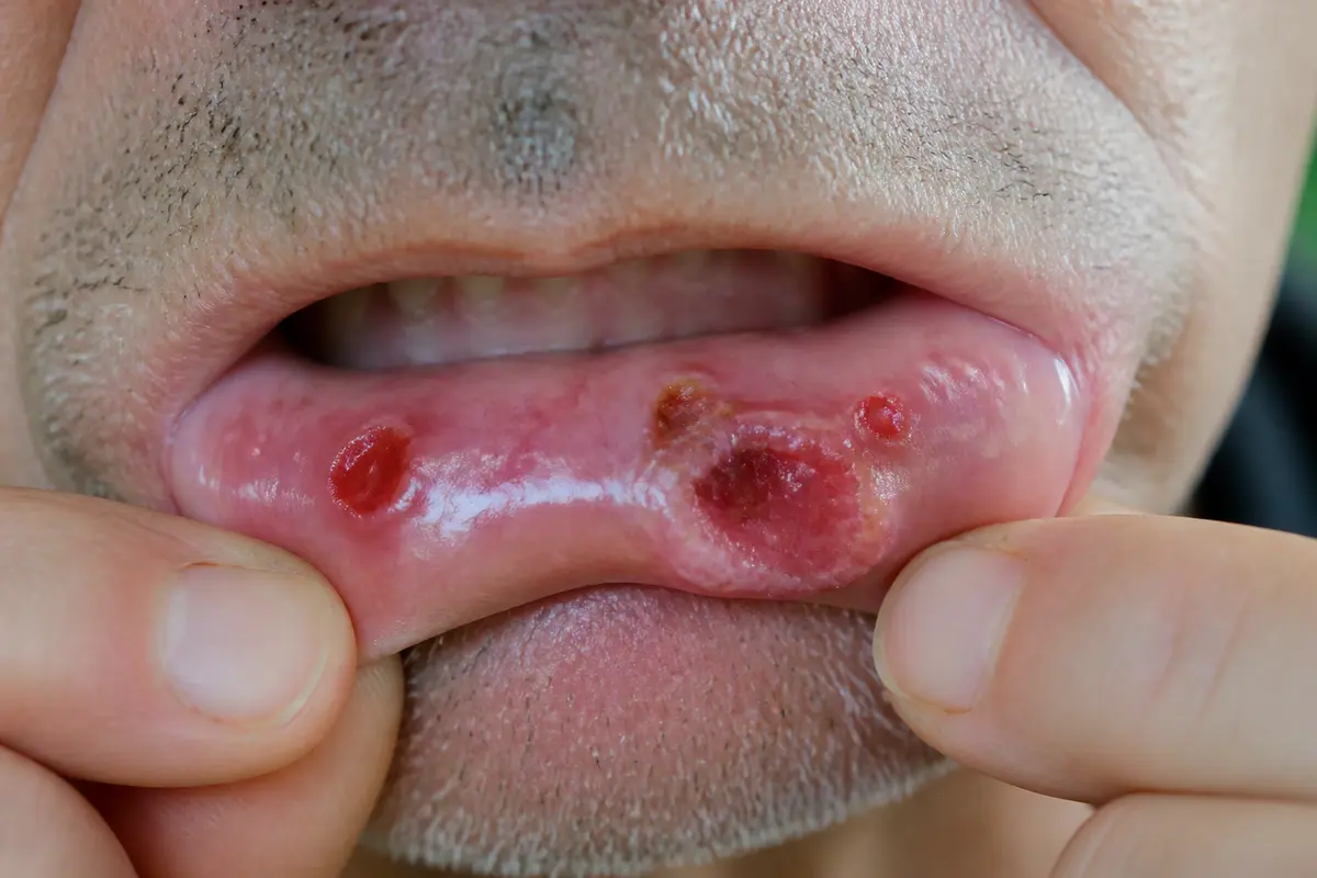 Cancer de la lèvre inférieure photos : Symptômes et signes clés ?