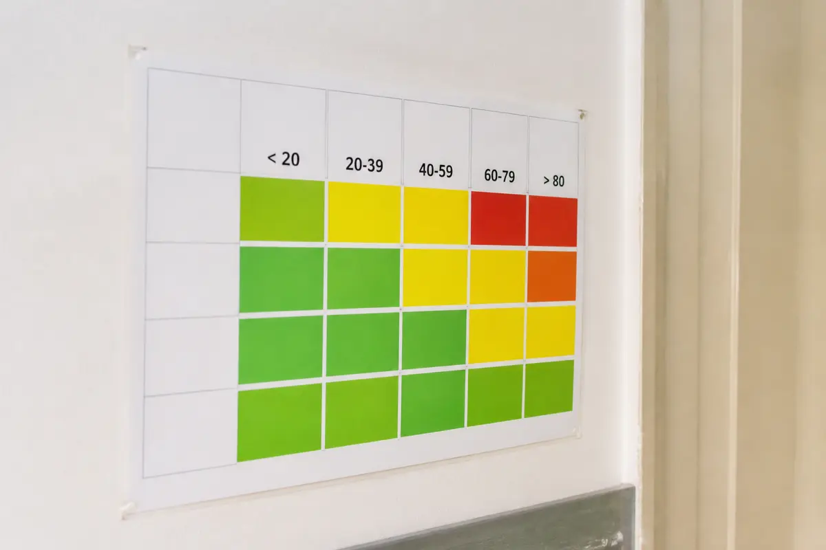 Tableau des niveaux de cholestérol en fonction de l’âge